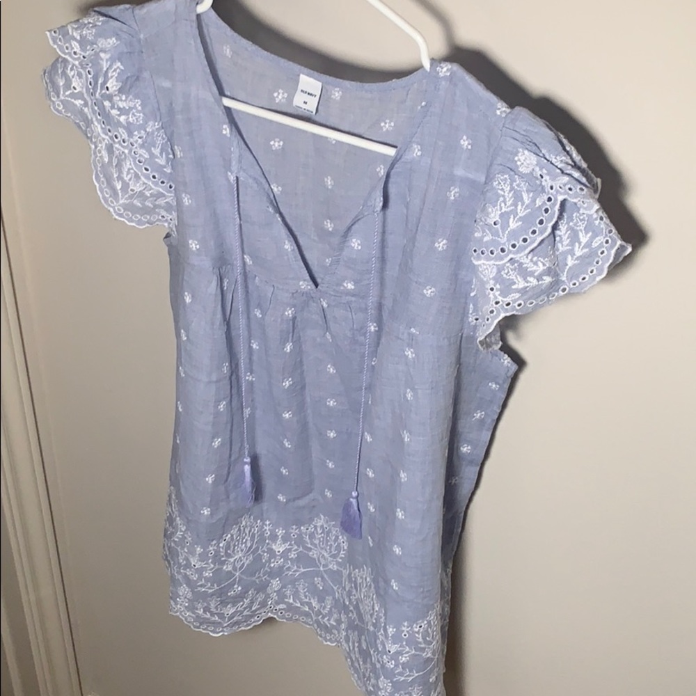 Old Navy Eyelet Top